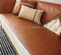 Cuir de luxe 360 degrés tête rotative voiture canapé coussin modèle automatique motif machine à coudre pour cuir