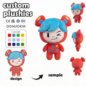Peluche personnalisée de haute qualité, jouet animal transformable de dessin animé : chat, lion, hippopotame, tigre, léopard, ours en peluche, avec vêtements de poupée personnalisés - Product Image 3