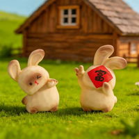 Diverse mini resin hondenfiguren, schattige puppy dierenminiaturen voor DIY knutselwerk, feeëntuin, micro landschap, poppenhuis, huisdecoratie