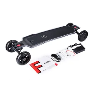 Skateboard électrique tout Terrain 4 roues, nouveau modèle, avec roues portables, échantillon disponible, cadeau de noël