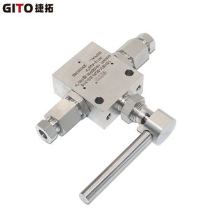 Válvula de Bola de Alta Presión GITO 316 de Acero Inoxidable, 15000 PSI, Interfaz de Media Alta Presión, Diseño Recto de 9/16, Bidireccional - Product Image 2