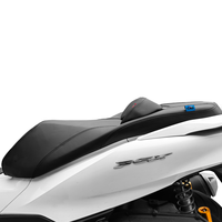 Siège de moto en cuir imperméable pour passager, coussin de siège solo pour moto 24PCX160, fourni par l'usine