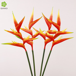Simulated Bird Of Paradise <b>Artificial</b> <b>Flower</b> 74.5Cm Red High Simulation Home Decoration Ornament Photo Prop - Product Image 5