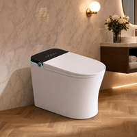 Sièges de toilette intelligents, siège de bidet électrique avec siège chauffant, télécommande, sécheur d'air et buse autonettoyante