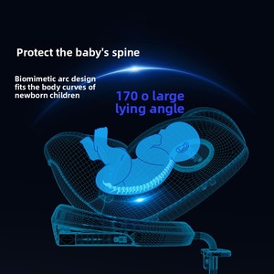 Asiento de Seguridad Universal para Bebés con Rotación de 360 Grados, Portátil y Fácil de Instalar para 0-12 Años, Permite Sentarse y Recostarse - Product Image 5