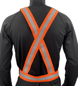 سترة عاكسة عالية الوضوح، سترات أمان قابلة للتعديل، أحزمة خفيفة الوزن للجري، عاكس للضوء لأعمال البناء - Product Image 2