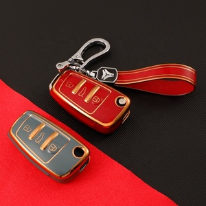 Kuvi — protecteur de <span class=keywords><strong>clé</strong></span> de voiture en TPU, étui pour <span class=keywords><strong>Audi</strong></span> <span class=keywords><strong>A3</strong></span> A4 A5 C5 C6 8L <span class=keywords><strong>8P</strong></span> B6 B7 B8 C6 RS3 Q3 Q7 TT 8L 8V S3 - Product Image 3