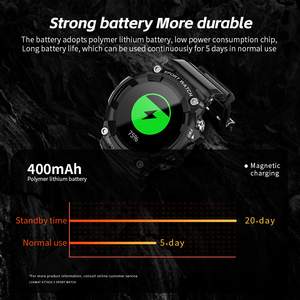 Montre connectée Attack 3 Man, pression artérielle, IP68, appel Bluetooth, batterie 400 mAh, Android, sport, homme, bracelet intelligent, montre intelligente <span class=keywords><strong>2023</strong></span> - Product Image 6