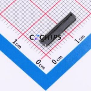 CAX-AFC42-24XMB-H1.0 FFC/FPC Connector SMD,P=0.5mm,Connector Flip Cover Type Double Side Contact / Top Bottom Contact 24P 0.5mm - Product Image 1