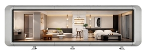 Ray-Zen - Cápsula Flexible, Suite de Lujo, Contenedor Cápsula Prefabricado, Hábitat, Espacio Comercial, Cápsula <span class=keywords><strong>Aura</strong></span> - Product Image 2