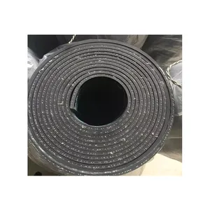 Tear Resistant High Friction Cotton Nylon Reinforced Rubber Sheet With Fabric