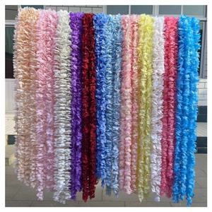 Tessuto moderno bianco soffitto artificiale <span class=keywords><strong>glicine</strong></span> fiori pendenti erba vite fiore Rattan <span class=keywords><strong>per</strong></span> festa di nozze evento decorazione - Product Image 5