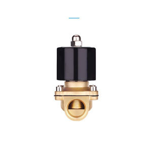 Válvula de Agua Neumática Bidireccional de Cobre 2W160-15, Normalmente Cerrada, Válvula Solenoide con Válvula de Aire - Product Image 2