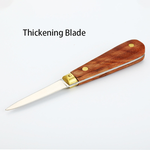 Coltello per <span class=keywords><strong>ostriche</strong></span> fatto a mano in acciaio inossidabile di alta qualità con manico in legno e lama laser per aprire - Product Image 2
