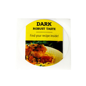 Étiquettes de livret de recettes Peel-Reveal Autocollants adhésifs double face pour emballages alimentaires gastronomiques <span class=keywords><strong>avec</strong></span> panneaux d'ingrédients - Product Image 3