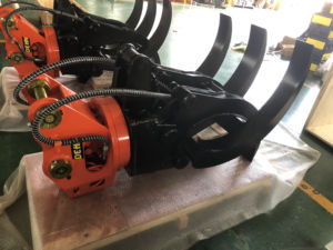 China Fabricado Personalizado Rotating Grappling Log Grapple para Escavadeira Escavadeira Anexo - Product Image 3