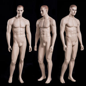 หุ่นชายแบบยืนทำจากไฟเบอร์กลาสเหมือนจริง หุ่นโชว์เสื้อผ้าชายแบบเต็มตัว หุ่นชายเอเชีย - Product Image 3