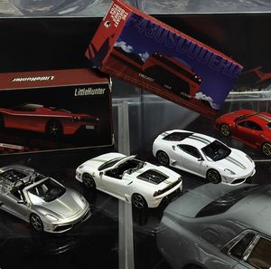 Modèle de voiture miniature en alliage Little Hunter 1:64 <span class=keywords><strong>F430</strong></span>, exclusivité Foshan - Cadeau personnalisé pour la décoration de la maison - Product Image 4