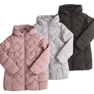 Stockpapa Overstock के लिए सूची थोक देवियों गद्देदार नीचे सर्दियों जैकेट महिलाओं कश Longline जैकेट