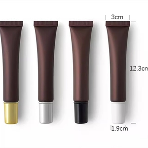 Envase de 20 ml, Tubo de Plástico Suave Reciclable, Color Marrón Mate, para Lápiz Labial y Cosméticos, con Tapa de Rosca - Product Image 6