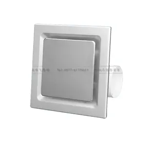 Alta calidad 25W 100% de alambre de cobre Alambre de ventilación de escape FaKitchen gases WC cuarto de baño hogar Ventana de pared ventilador de escape