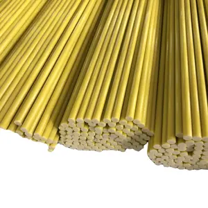 High quality durable round solid fiberglass rod FRP stick GRP fiberglass rods