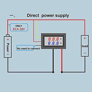 Led Digitale Voltmeter Amperemeter 100V 10V Dual Digitale Display Volt Meter Gauge Current Monitor Tester Voor Auto - Product Image 5