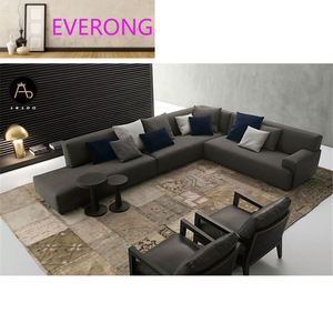 Canapé moderne <span class=keywords><strong>pas</strong></span> <span class=keywords><strong>cher</strong></span> en forme de L, en tissu velours, canapé sectionnel, canapé design italien, ensemble de meubles, canapé, salon - Product Image 2