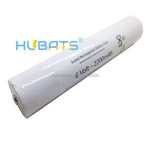 Batería Recargable de <span class=keywords><strong>NiCd</strong></span> 1/2D de <span class=keywords><strong>6V</strong></span> y 2500mAh para Streamlight SL20 SL20S 20170 26000 26010 26060 TS522, Paquete de Baterías de <span class=keywords><strong>NiCD</strong></span> de 2500mAh y <span class=keywords><strong>6V</strong></span> - Product Image 3