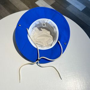 Sombrero de pescador con bloques de color de nuevo estilo para unisex, para verano, actividades al aire libre, de ala ancha, de secado rápido, con protección solar, para montañismo. - Product Image 4