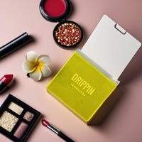 Mini sac étui pour rouge à lèvres couleur FLUO personnalisée pochette à fermeture éclair en PVC avec fermeture à glissière pour rouge à lèvres et emballage de bijoux sac en vinyle PVC