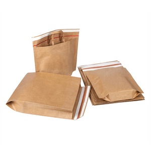 Bolsas de almacenamiento de ropa de sobres, bolsa de embalaje de papel Kraft exprés impermeable autosellada reutilizable para alimentos secos, bolsa de almacenamiento de arroz - Product Image 1