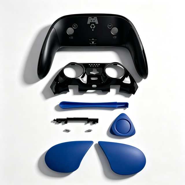 Bottom Decorative Trim Shell for PS5 Edge Replacement Grip Housing Shell for P5 Edge Controller
