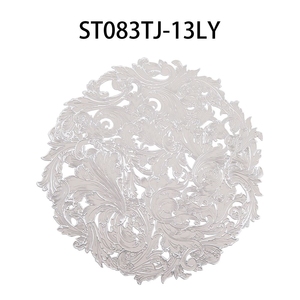 Sous-verres contemporains de luxe en PVC décoratifs pour la maison de cuisine de restaurant Conception creuse Coussinets de vente en gros - Product Image 4