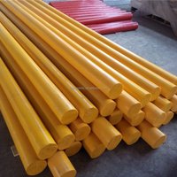 Tiges en plastique UHMWPE multicolores de la meilleure qualité Barre durable non toxique et inodore de taille personnalisée