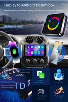 Qualcomm G6115 Auto Carplay Netflix Octa Core 4G Adaptador Inalámbrico Carplay Box con 4GB Ram 64GB Rom