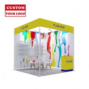 Customized Aluminium Exhibition <b>Stand</b> Tradeshow Trade Show Exhibition Booth Portable Modular Exhibition Trade Show Booth - Product Image 1