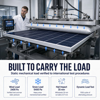 Direkt vom Hersteller: HJT-Solarmodul 550W 580W 700W 630W Bifazial Doppelglas 21% Effizienz für Solaranlagen-Komplettsets