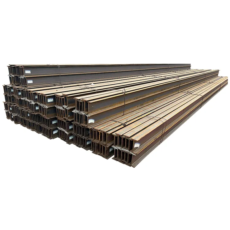 China Suppliers Mild Universal Structural section steel Ss400 Q235b Steel H I Iron Beam Price For Sale