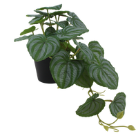Senmasine 50cm Plantes artificielles vertes, fausses feuilles de pastèque pour la décoration de la maison, du bureau, de la table, des étagères et à suspendre