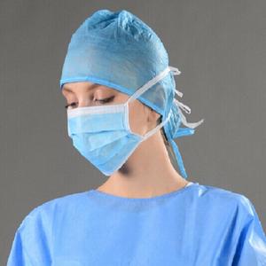 Capuchon chirurgical PPE Chapeau de protection jetable PP Tissu non tissé pour médecin hospitalier avec couvre-chef élastique - Product Image 6