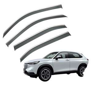 Déflecteurs de vent compatibles avec Honda Vezel HRV XRV 2021 2022, visières latérales à coller, déflecteurs de vent 4 pièces, protection contre la pluie pour les vitres de voiture - Product Image 1