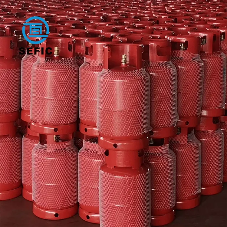 SEFIC Factory Supply Empty LPG Gas Cylinder 10kg 12.5kg 15kg Home Use Propane Bottle/Tank