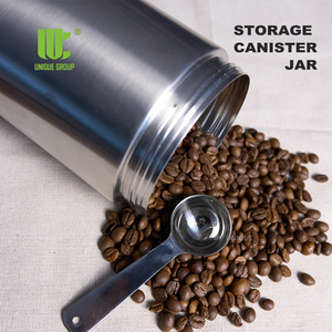 Boîte à thé en acier inoxydable de qualité supérieure Nature de 16 oz avec cuillère pour le thé, le <span class=keywords><strong>cacao</strong></span> et le stockage des poudres - Product Image 2