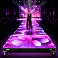 Écran vidéo interactif LED pour piste de danse, antidérapant, étanche, couleur intégrale, intérieur, indice de protection IP65, intensité réglable, pour mariage, scène, karaoké, fête