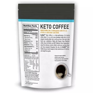 Keto Coffee Gourmet Boisson au café instantanée complète <span class=keywords><strong>sans</strong></span> <span class=keywords><strong>sucre</strong></span> avec 6g de MCT pour les régimes faibles en glucides, cétogènes et paléo - Product Image 2