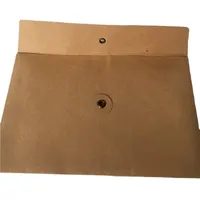 Custom Kraft Paper Envelope with Eyelet Button and String Closure