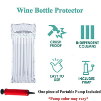 Sac gonflable écologique de haute qualité pour la protection des verres à vin et des bouteilles – Protection des bords