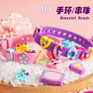 Dropshipping Shopify Kids DIY Bead Bracelet Making Kit Alphabet Letter Cartoon Jewelry Creative Educational <b>Gift</b> For Girls - Product Image 5