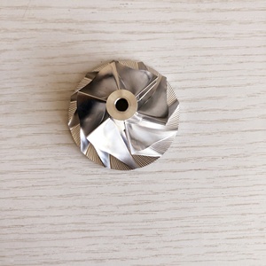 TF035 6 + 6 cuchillas 38,00/51,00mm Turbo fresadora/aluminio 2618/billet rueda compresor para 49335-00600/49135-09610 <span class=keywords><strong>N47D20</strong></span> - Product Image 1